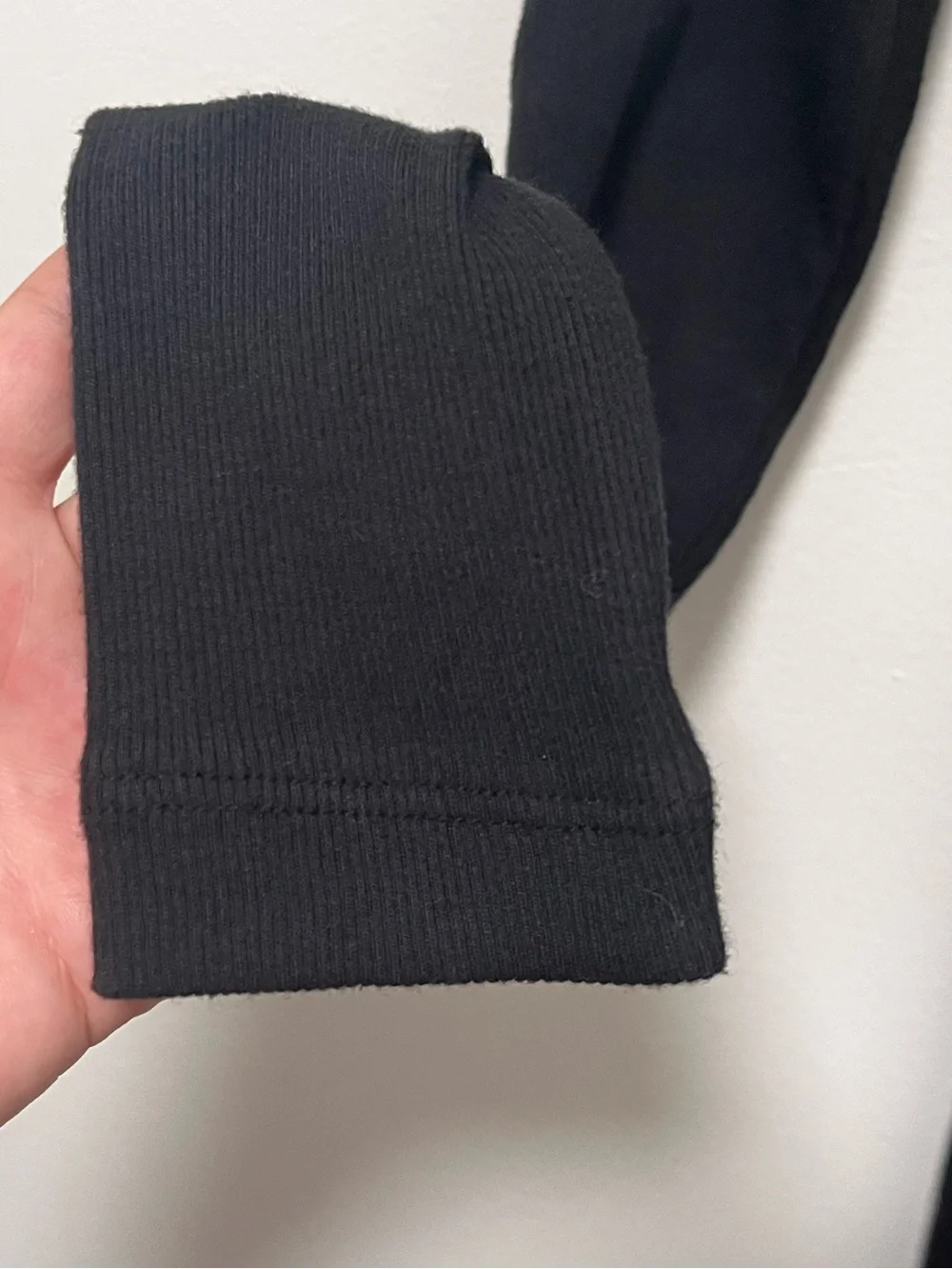 Standard James Perse Black Cotton Ribbed Midi Dress Size Small